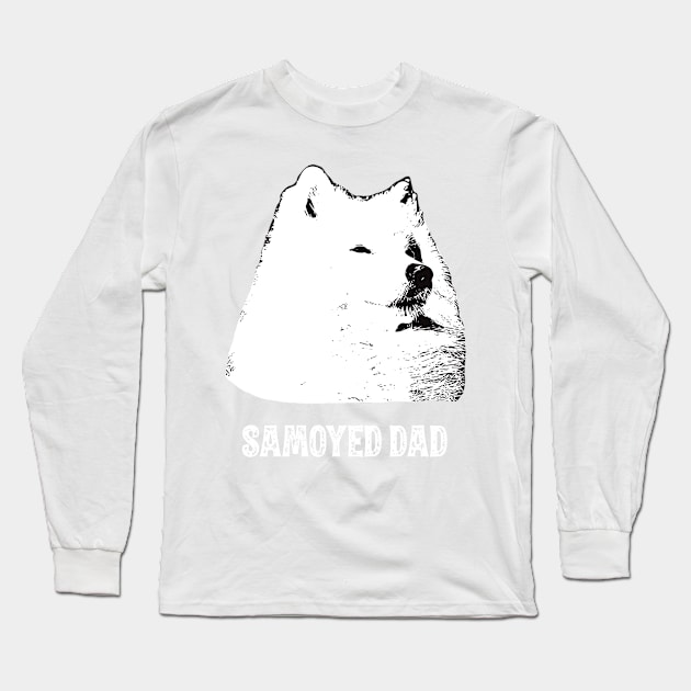 Samoyed Dad Long Sleeve T-Shirt by DoggyStyles